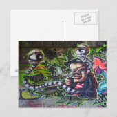 Carte Postale Type de tabagisme cool (Devant / Derrière)