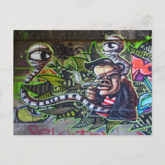 Carte Postale Type de tabagisme cool (Devant)