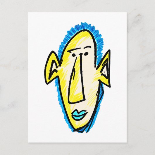 Carte Postale Type fluorescent (Devant)