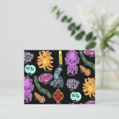 Carte Postale Types De Bactéries (Debout devant)