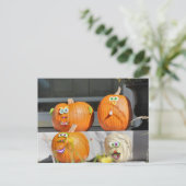 Carte Postale Types de citrouilles (Debout devant)