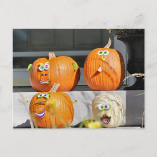 Carte Postale Types de citrouilles