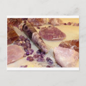 Carte Postale Types de quartz (Devant)