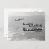 Carte Postale Typhons en route pour la France (Devant / Derrière)