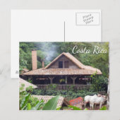 Carte postale typique du Costa Rica - Accueil et O (Devant / Derrière)