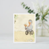 Carte Postale Typo 3 (Debout devant)