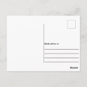 Carte Postale Typographic Défendre Vos Droits (Dos)