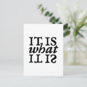 Carte Postale Typographie (Debout devant)