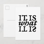 Carte Postale Typographie (Devant / Derrière)