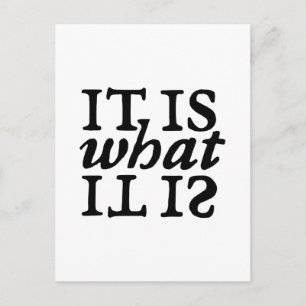 Carte Postale Typographie