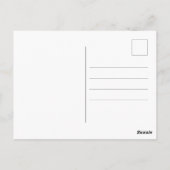 Carte Postale Typographie 3D gonflée et joyeux anniversaire avec (Dos)