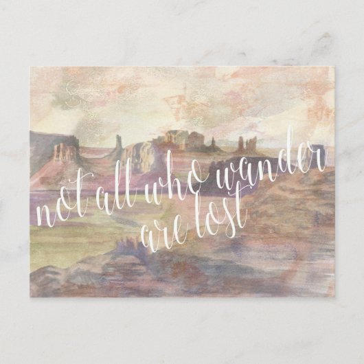 Carte Postale Typographie d'aventure IV (Devant)