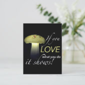 Carte Postale Typographie de citation de vie inspirante Champign (Debout devant)