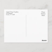 Carte Postale Typographie de police de luxe Romantic Beach Photo (Dos)