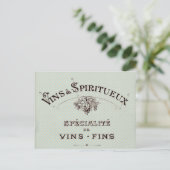 Carte Postale Typographie vintage (Debout devant)