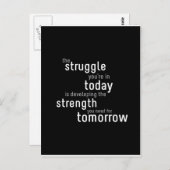 Carte postale typographique (Devant / Derrière)