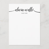 Carte Postale Typopographie (Devant)