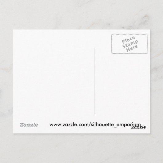 Carte Postale Tyran à longue queue (Dos)