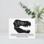 Carte Postale Tyrannosaure Rex (Debout devant)