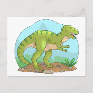 Carte Postale tyrannosaurus