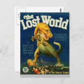 Carte Postale Tyrannosaurus piétiné (Devant / Derrière)