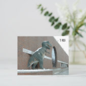 Carte Postale Tyrannosaurus Rex (Debout devant)