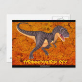 Carte postale Tyrannosaurus Rex (Devant / Derrière)