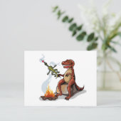 Carte Postale Tyrannosaurus Rex Cuisine Nourriture Au-Dessus D'U (Debout devant)