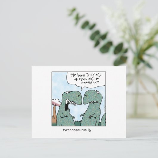 Carte Postale Tyrannosaurus Rx (Debout devant)