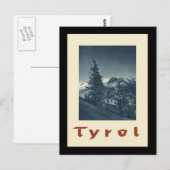 Carte Postale Tyrol Autriche (Devant / Derrière)