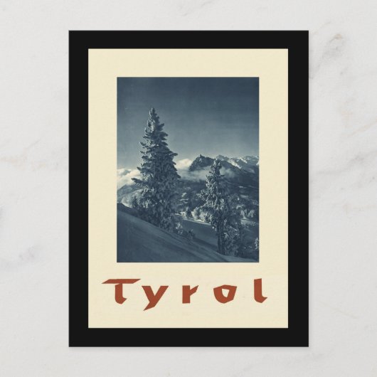 Carte Postale Tyrol Autriche (Devant)