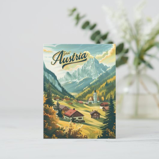 Carte Postale Tyrol Autriche (Debout devant)