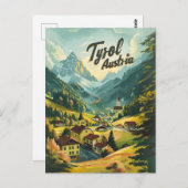 Carte Postale Tyrol Autriche (Devant / Derrière)