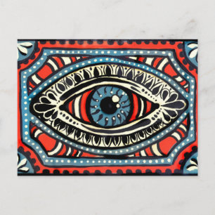 Carte Postale Tzigane bleu