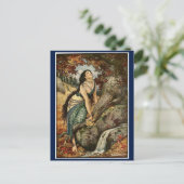 Carte Postale Tzigane de la forêt vintage (Debout devant)