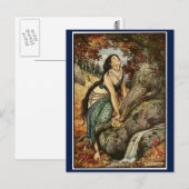 Carte Postale Tzigane de la forêt vintage (Devant / Derrière)