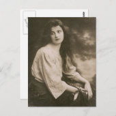 Carte postale tzigane victorienne (Devant / Derrière)