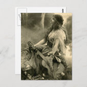 Carte postale tzigane victorienne (Devant / Derrière)