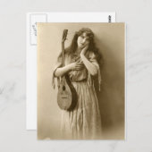 Carte postale Tzigane vintage (Devant / Derrière)