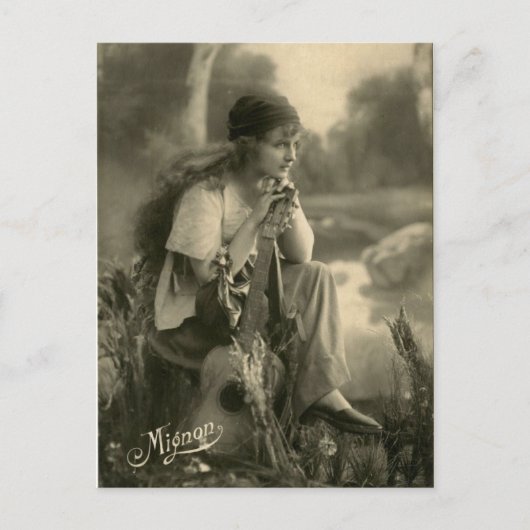 Carte postale Tzigane vintage (Devant)
