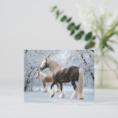 Carte postale "Tziganes de neige" (Debout devant)