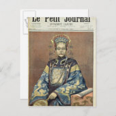 Carte Postale Tz'U-Hsi l'impératrice doyenne de la Chine (Devant / Derrière)
