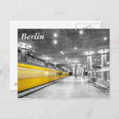 Carte Postale U Bahn Berlin (Devant / Derrière)