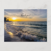 Carte postale U de Pensacola Splashing Waves Sunri (Devant)