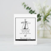 Carte Postale U était un manteau supérieur (Debout devant)