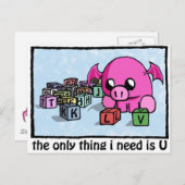 Carte Postale u manquant (Devant / Derrière)