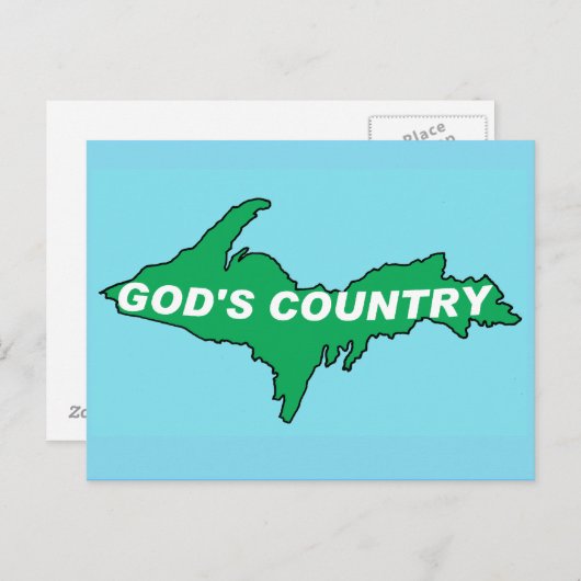 CARTE POSTALE U.P. | YOOPER | NORTHERN MICHIGAN POSTCARD (Devant / Derrière)
