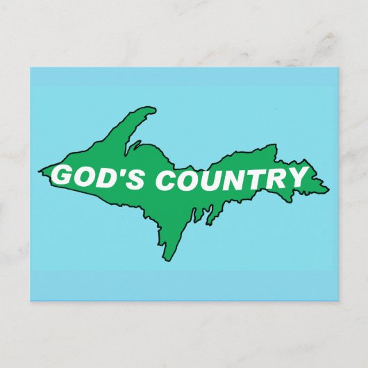 CARTE POSTALE U.P. | YOOPER | NORTHERN MICHIGAN POSTCARD (Devant)