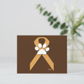 Carte Postale U-pick le ruban de prévention de la cruauté envers (Debout devant)