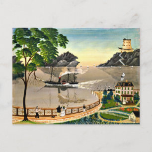 Carte Postale U.S. Mail Boat, 1885